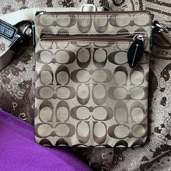 Monogram coach crossbody bag with wallet✨ - Picture 2 of 6